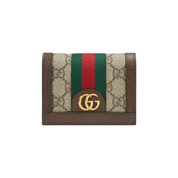 GG OPHIDIA CARD CASE WALLET