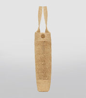 SAINT LAURENT YSL Raffia Icare Tote Bag