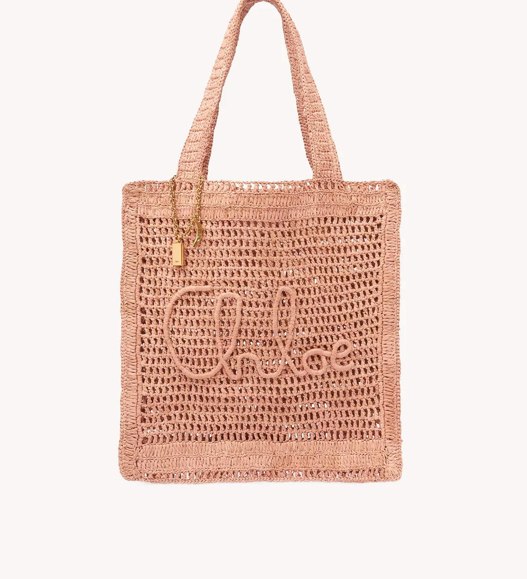 Chloé Summer Banana Tote Bag in Raffia