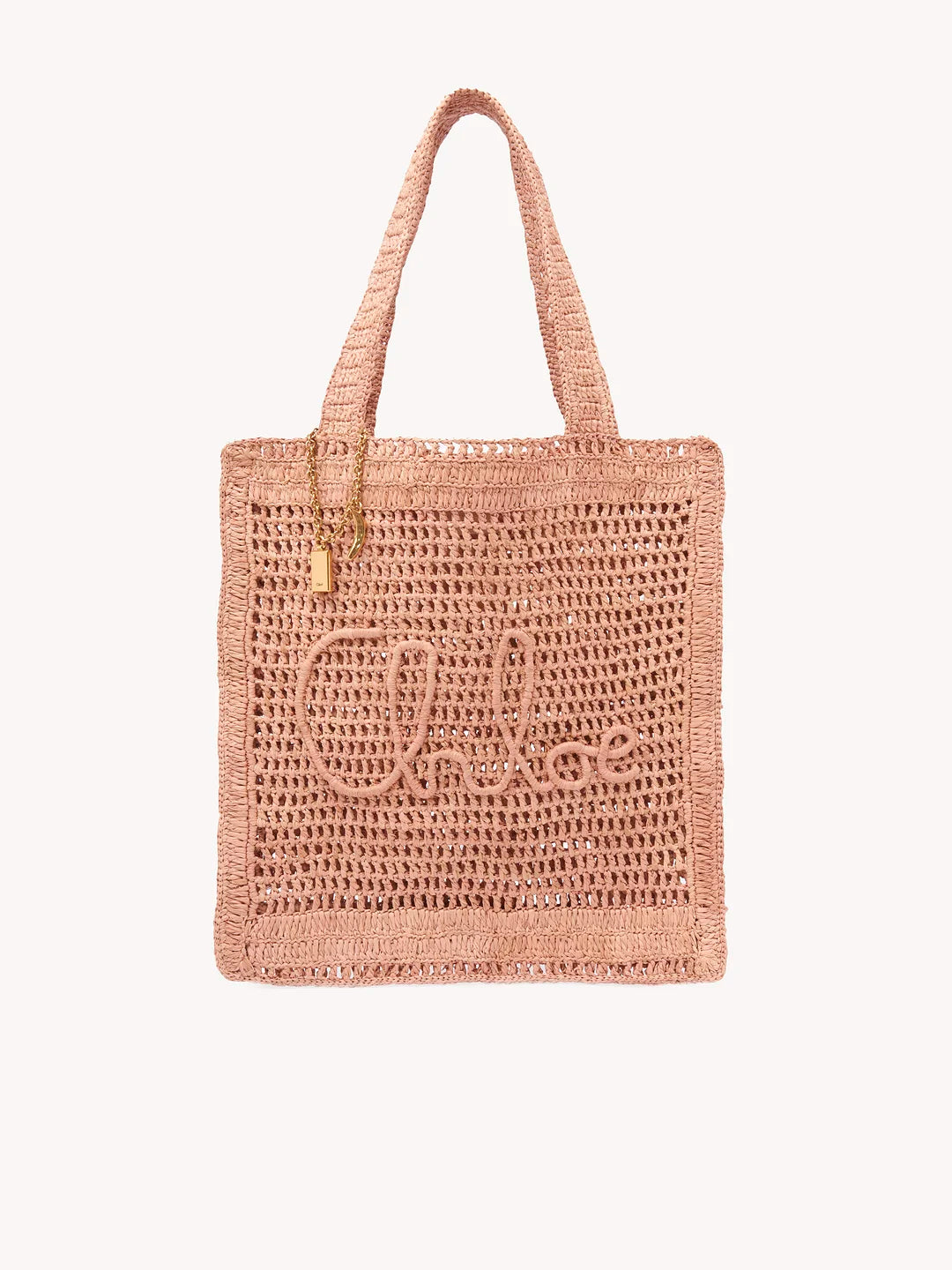 Chloé Summer Banana Tote Bag in Raffia