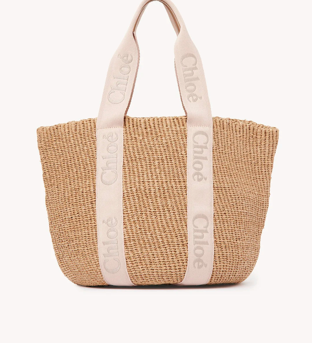 Large Woody basket in natural fibres