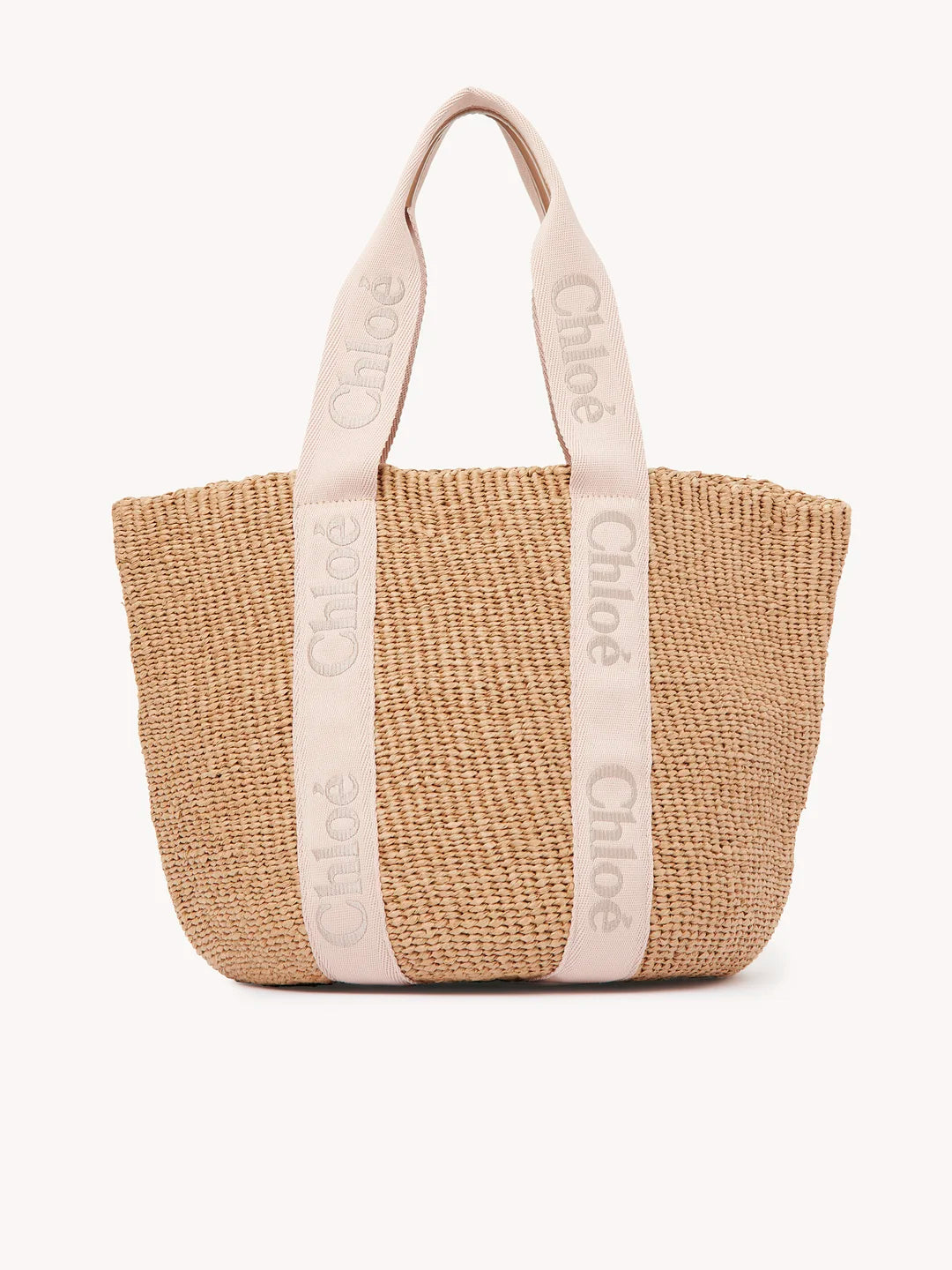 Large Woody basket in natural fibres