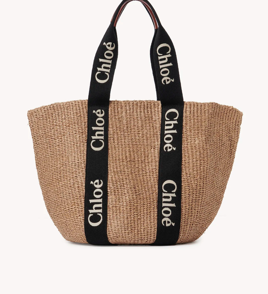 Large Woody basket in natural fibres